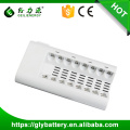 GLE-808 8 Slots Led AA Battery Charger For AA/AAA NI-MH/NI-CD Rechargeable Battery